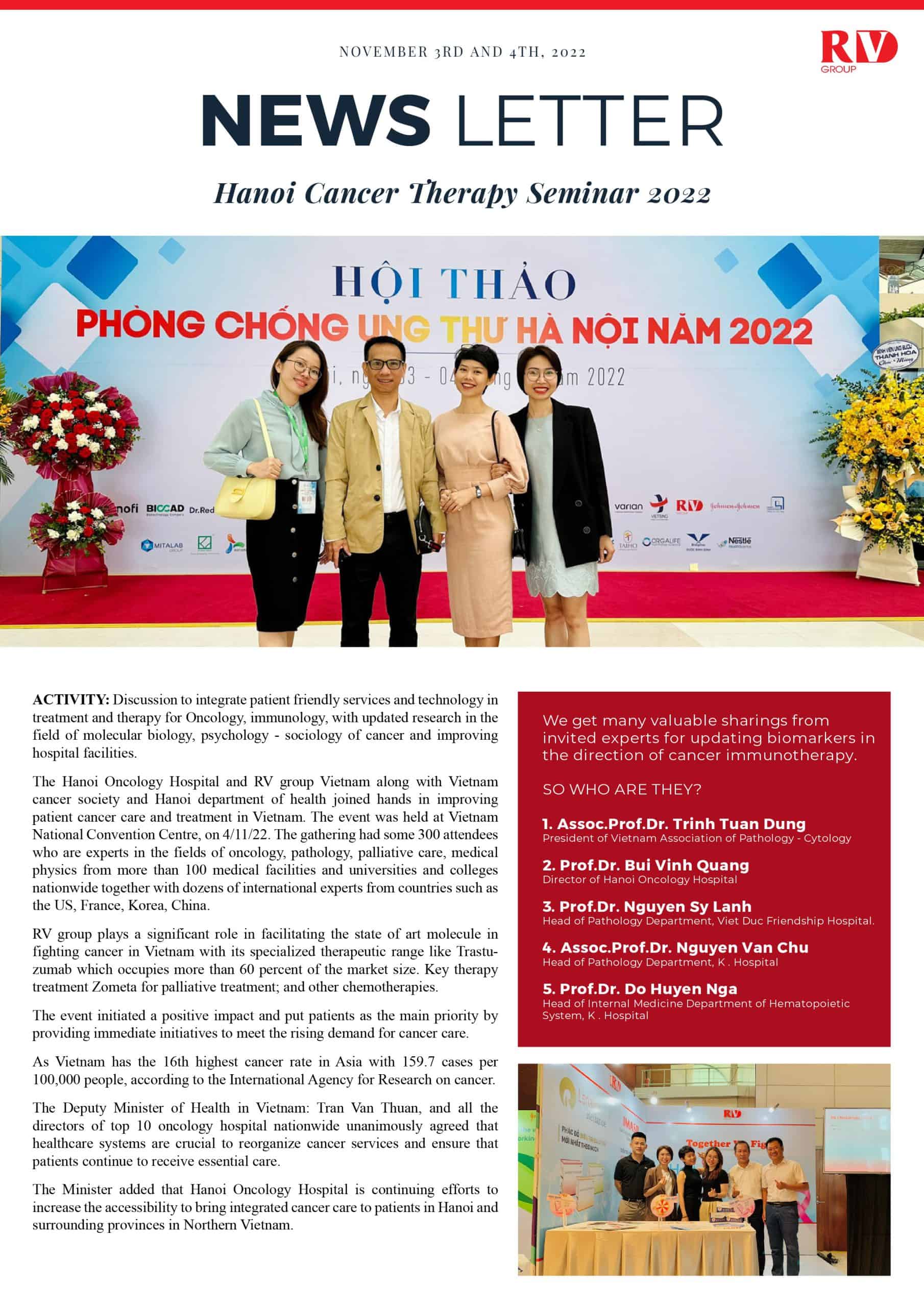 Cancer Therapy Seminar Hanoi 2022
