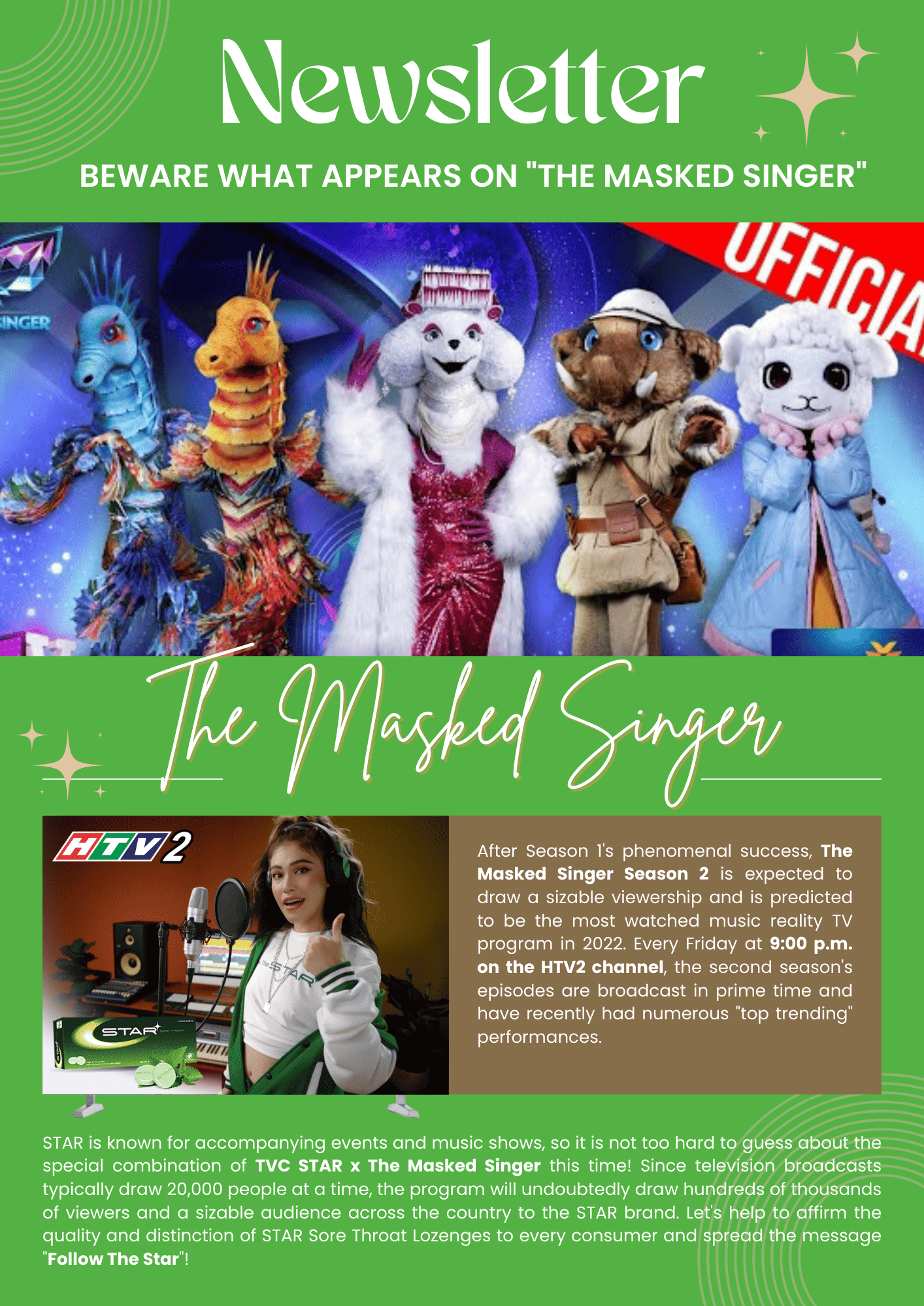 BEWARE WHAT APPEARS ON “THE MASKED SINGER”!