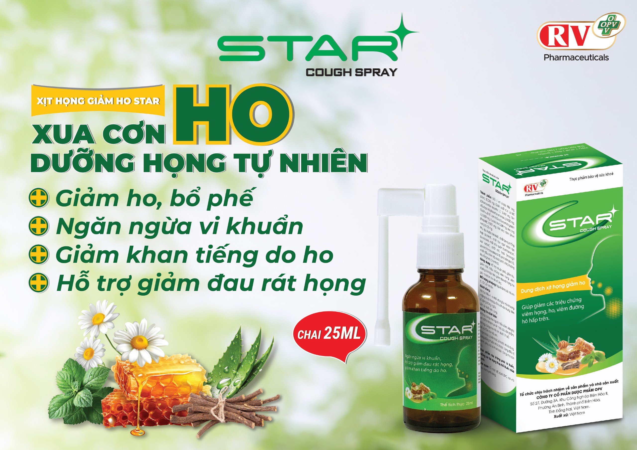 TASTE MENTHOL THIS SEASON WITH STAR COUGH SRPAY