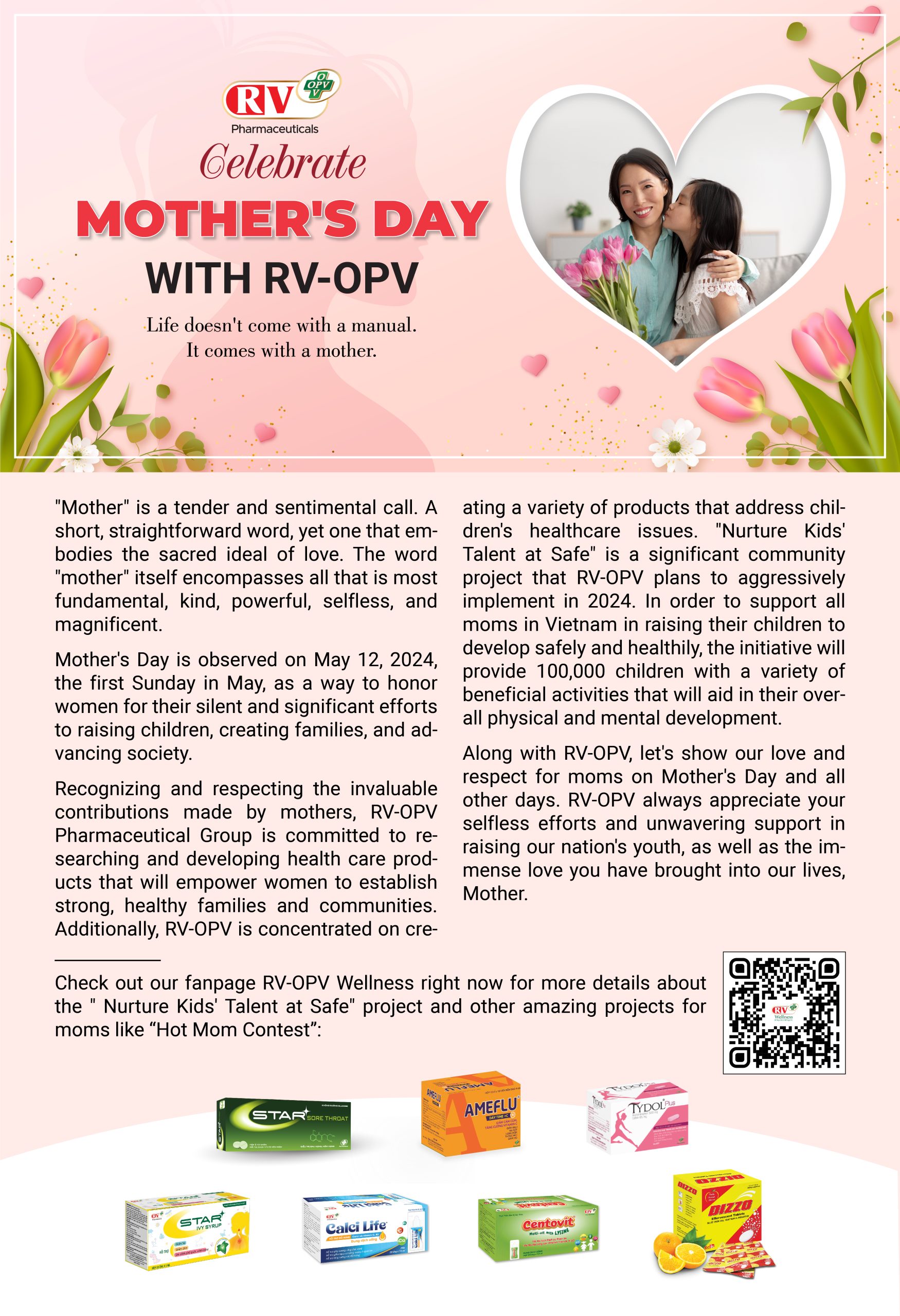 CELEBRATE MOTHER’S DAY WITH RV-OPV